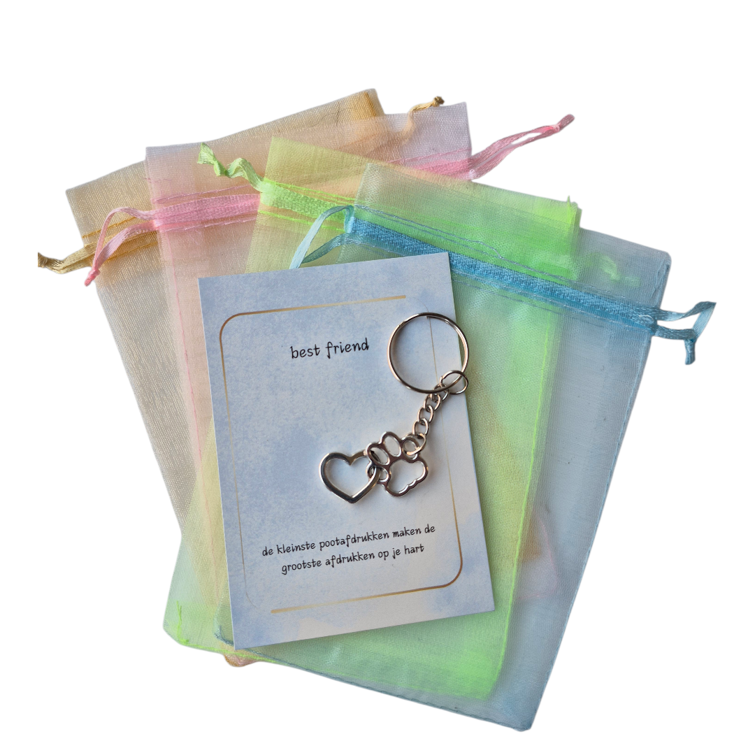 Sleutelhanger voor een honden liefhebber