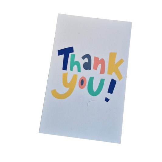 Thank you bedankt kaartje