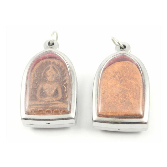 Bruin zandsteen amulet hanger