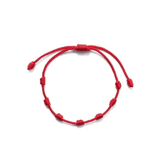 Rode decenario - rozenkrans armbandje