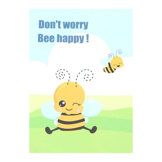 Kaart 'Don't worry Bee Happy'