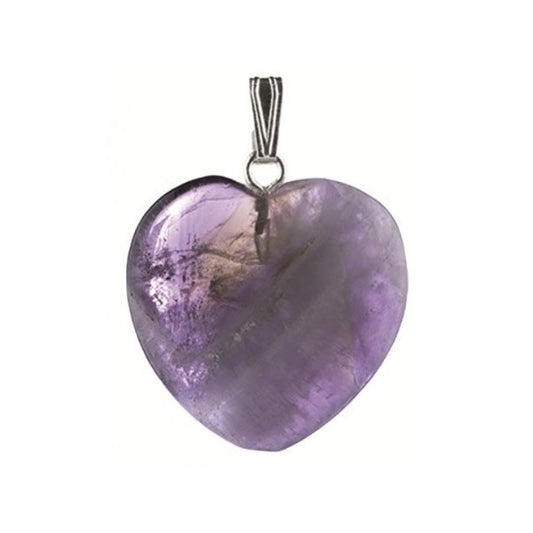 Amethyst hartje 2 cm hangertje
