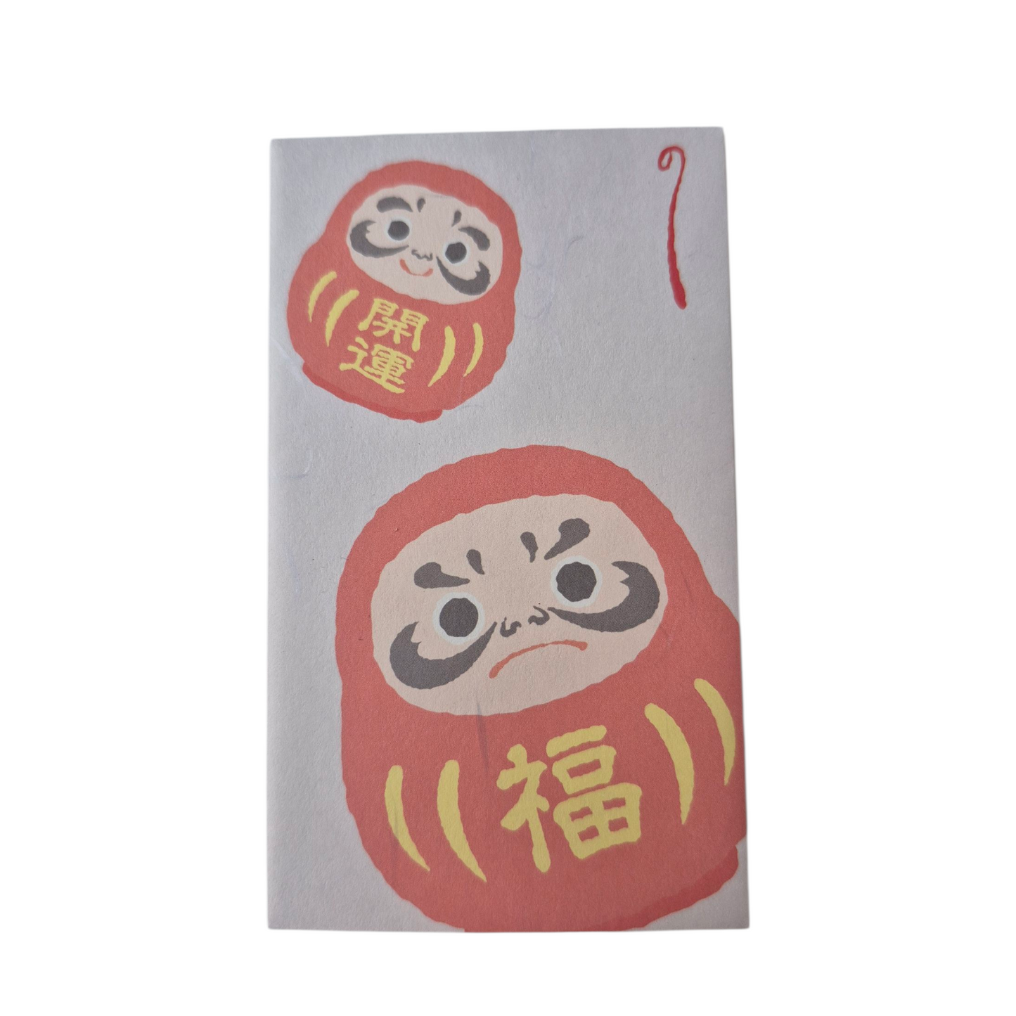 envelopje met daruma afbeelding