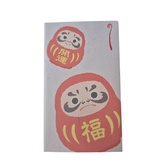 envelopje met daruma afbeelding