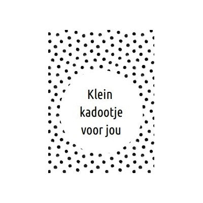 Kaartje 'klein kadootje voor jou'