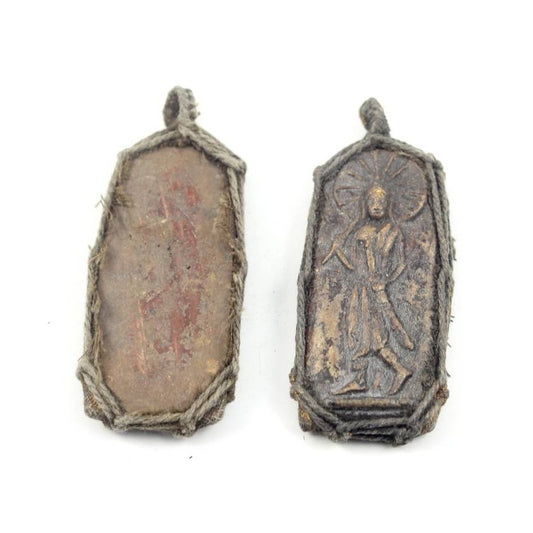 Lang zandsteen touw amulet