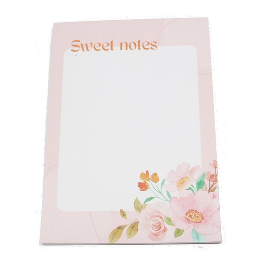 Notitieblokje 'Sweet notes' A6 met 50 blaadjes
