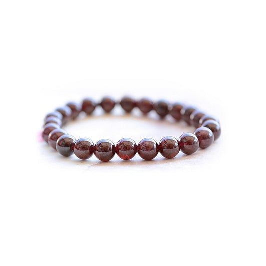 Powerbead armband granaat