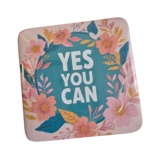 Magneet Yes you can 5 x 5 cm