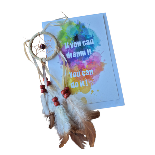 Kaart 'if you can dream it' met dromenvanger