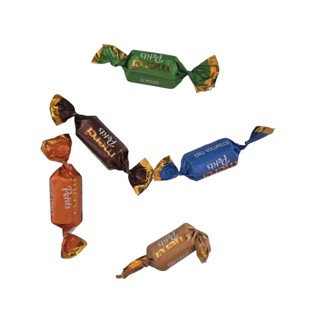 Organza Zakje met Merci Chocolaatje & Vrolijk ‘Thank You’ Kaartje