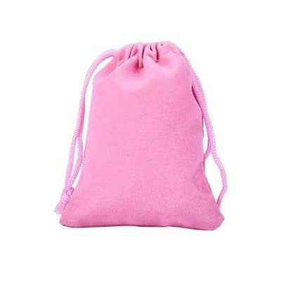 Velvet kadozakje roze 10 x 12 cm