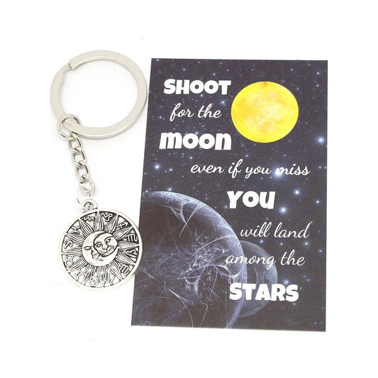 Sleutelhanger Zon Maan en horoscopen