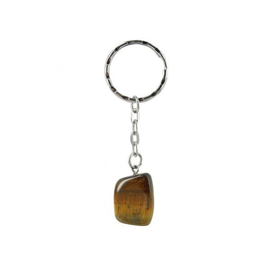 Sleutelhanger met tijgeroog edelsteen