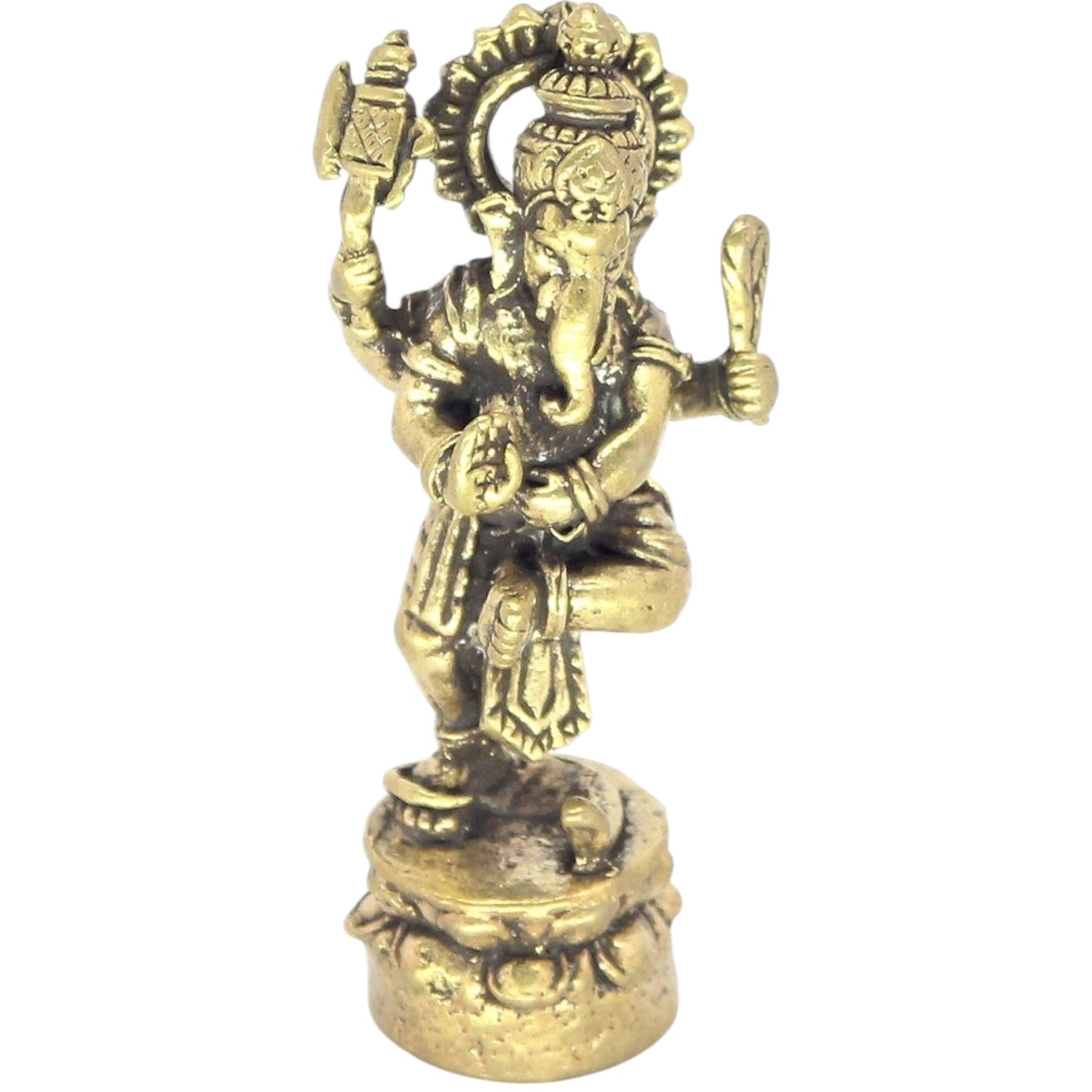Ganesha beeldje staand 4 cm hoog