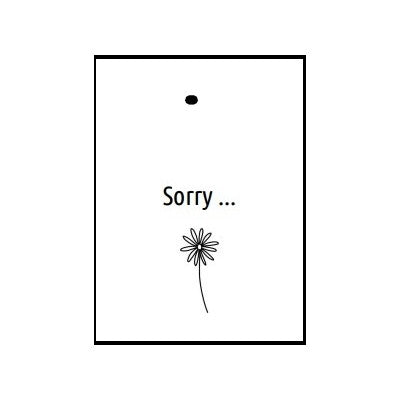 Kaartje Sorry