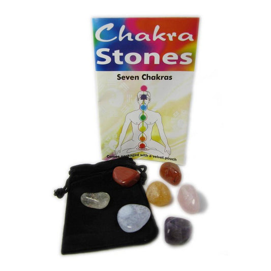 Zakje met chakra stenen