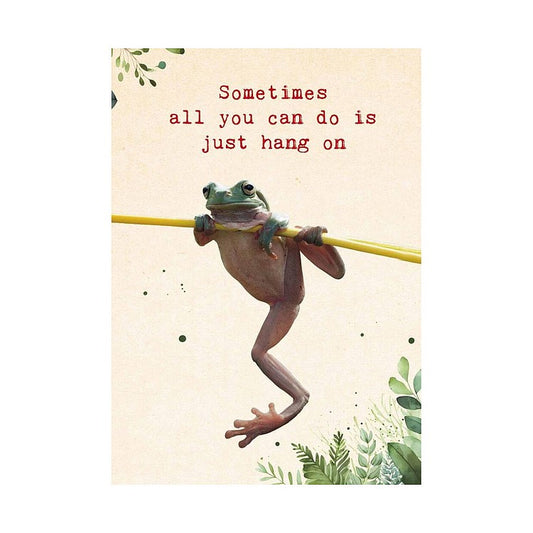 Kaart Sometimes all you can do is hang on